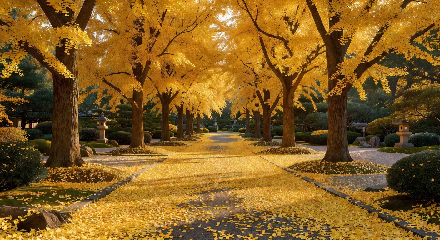 Ginkgo Autumn to Winter